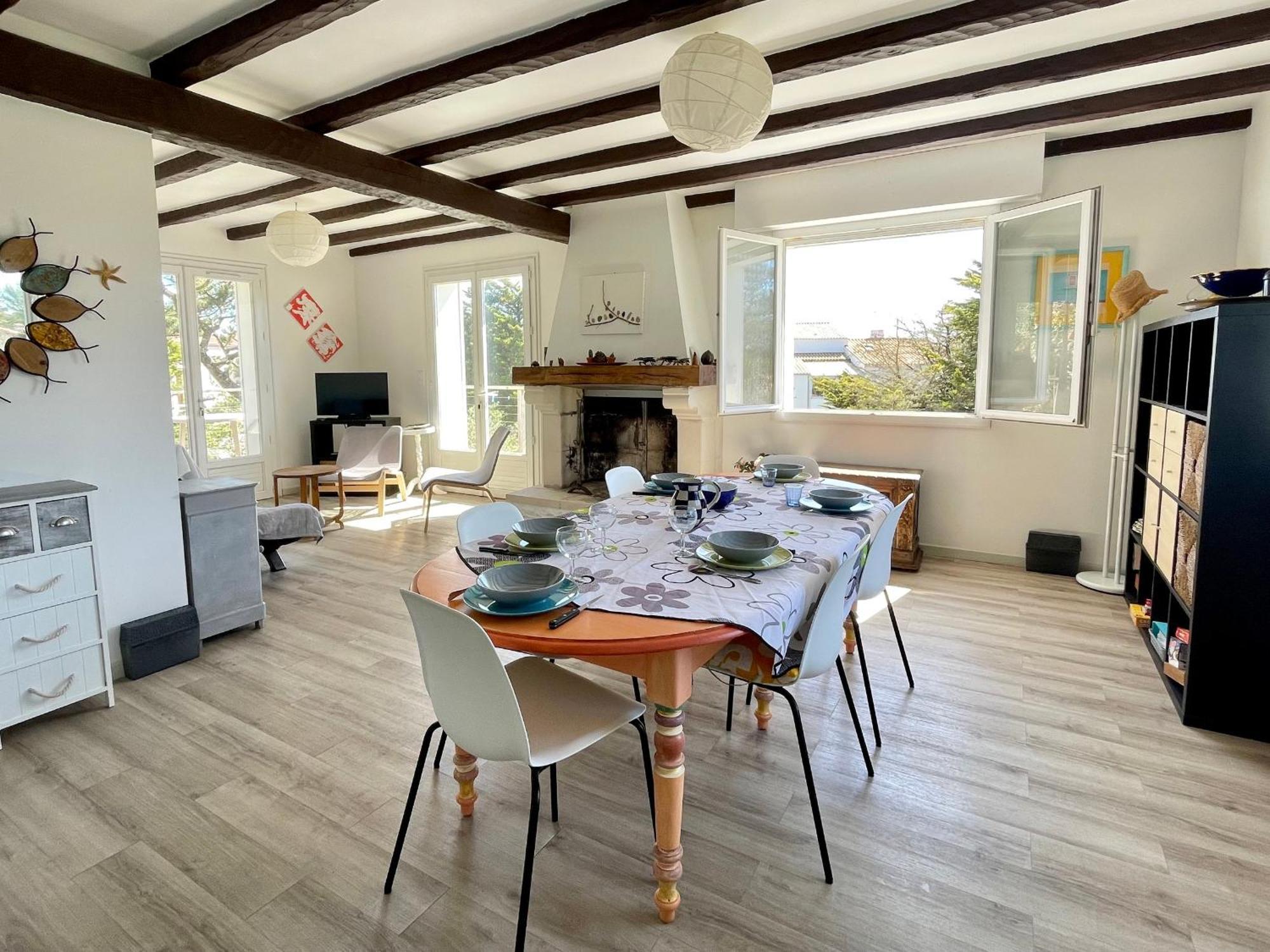 Maison Familiale Au Calme, Proche Plage, 9 Couchages, Terrasses, Wifi, Garage Velo - Bretignolles-Sur-Mer - Fr-1-231-203 ภายนอก รูปภาพ