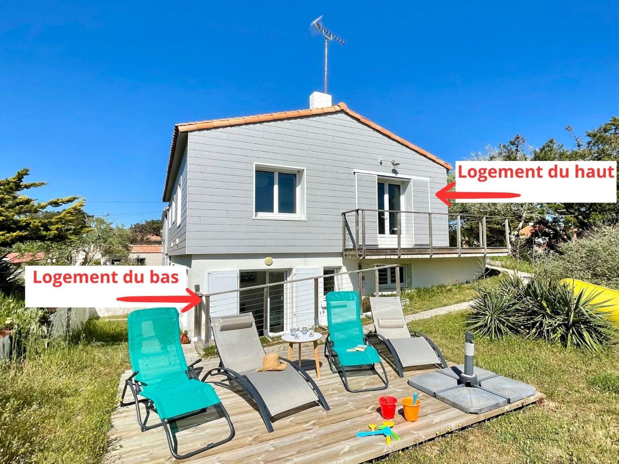 Maison Familiale Au Calme, Proche Plage, 9 Couchages, Terrasses, Wifi, Garage Velo - Bretignolles-Sur-Mer - Fr-1-231-203 ภายนอก รูปภาพ